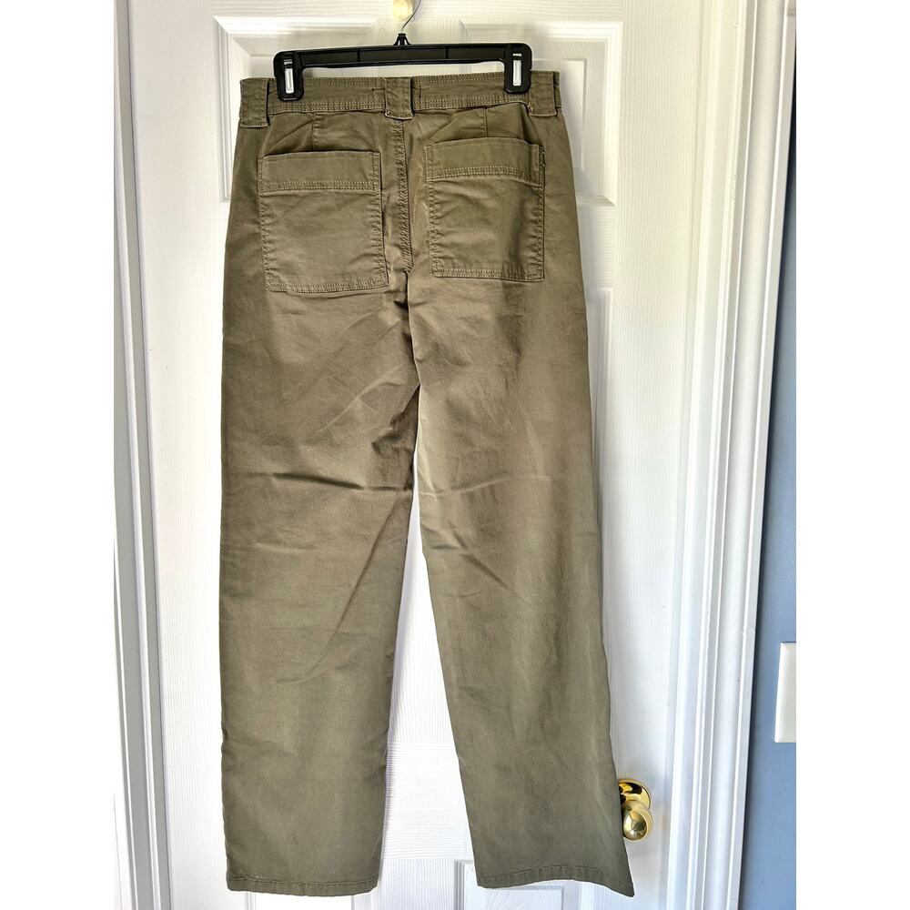 Sanctuary Luna Cuffed Pants Olive Button Fly Military - Picture 5 of 8